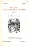 Catalogue 903/1966: Ancient Mediaeval and Modern No. 7.