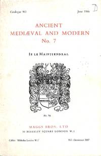 Catalogue 903/1966: Ancient Mediaeval and Modern No. 7. by MAGGS BROS - LONDON - Paperback - from Frits Knuf Antiquarian Books (SKU: 14890)
