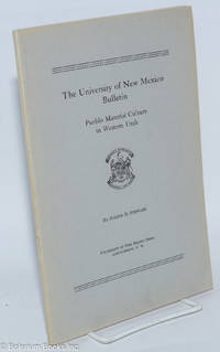 cover of The University of New Mexico Bulletin: Pueblo Material Culture in Western Utah