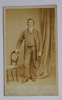 Carte De Visite Photograph. Studio Portrait of a Gentleman Beside a Chair. by John Burton & Sons - from N. G. Lawrie Books. (SKU: 42139)
