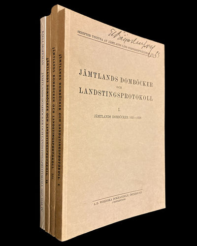 Jämtlands domböcker och landstingsprotokoll. 1-4.