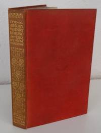 cover of THE HISTORY OF HENRY ESMOND ESQ