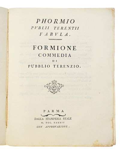 Phormio. Publii Terentii Fabula. Formione.…