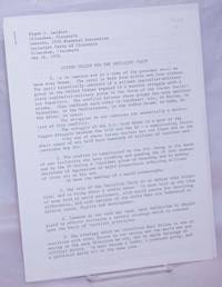 image of Action Policy for the Socialist Party