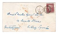 SIGNED ENVELOPE. Charles Dickens to Daniel Maclise. Date-stamped 1855 by Dickens, Charles and Daniel Maclise - 1855