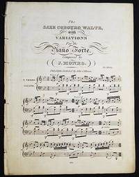 cover of The Saxe Cobourg Waltz, with Variations for the Piano Forte, composed by J. Monro