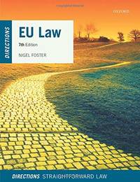 EU Law Directions de Foster, Nigel