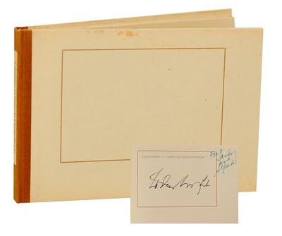 Colophons (Signed Limited Edition)