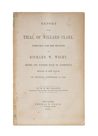 1855. New Haven: Thomas H. Pease, 1855.. New Haven: Thomas H. Pease, 1855. Rare Account of an 1855 N...