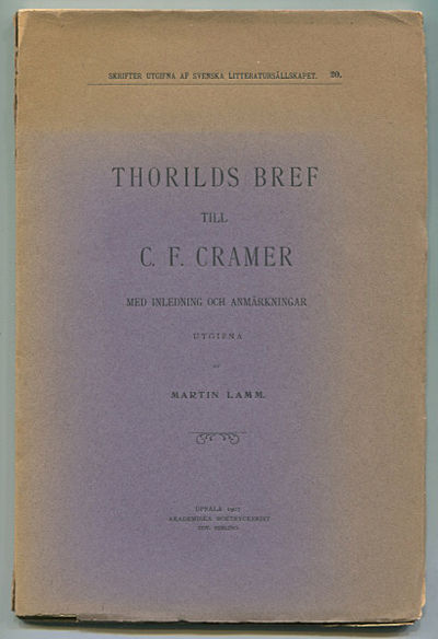 Thorilds bref till C. F. Cramer. Med inledning…
