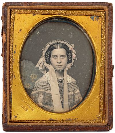 : Anson, 1859. Hardcover. Near Fine/Near Fine. Sixth plate daguerreotype. Image size approximately 3...