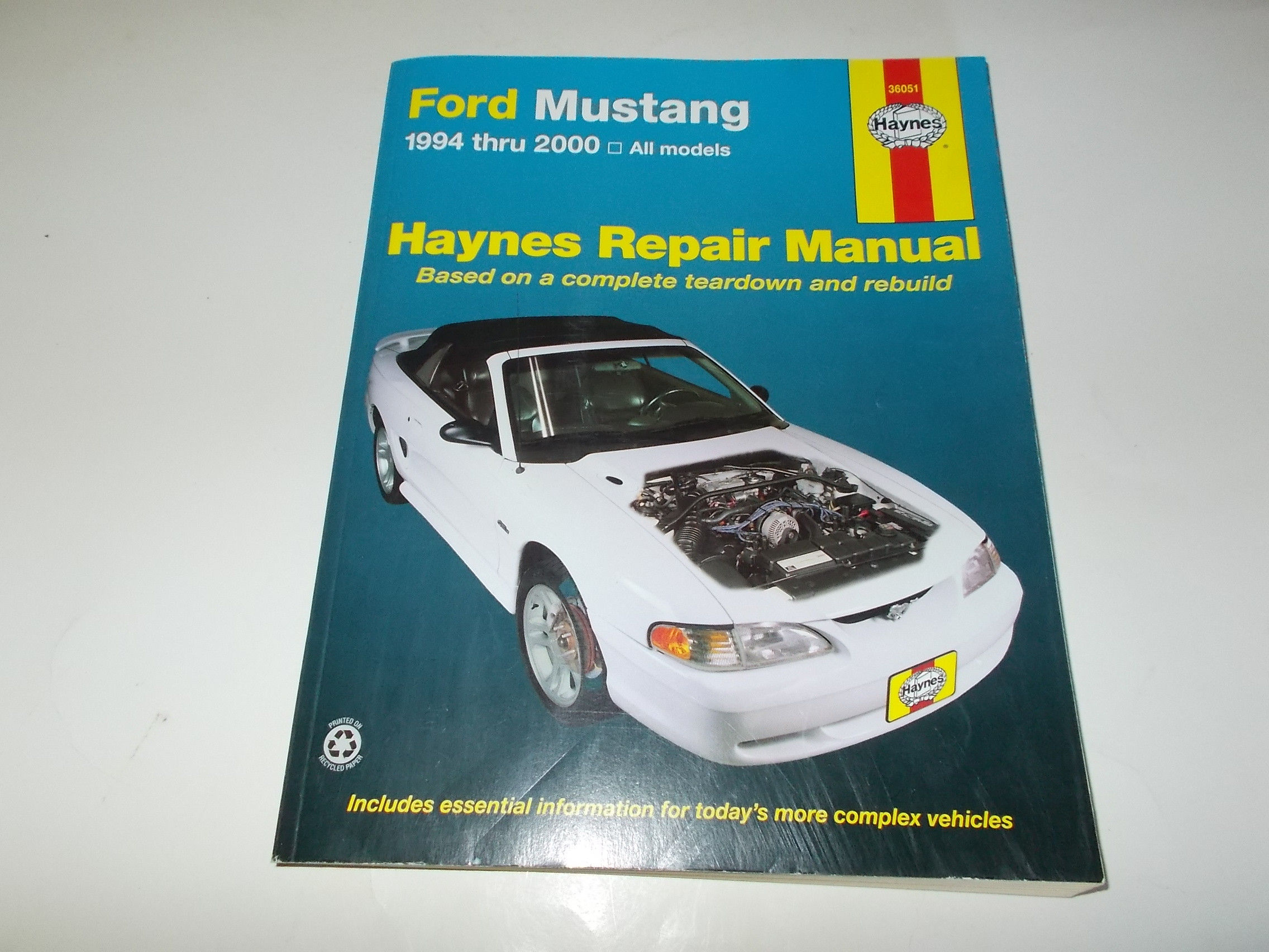 1994 FORD MUSTANG OWNERS MANUAL PDF visual data 3