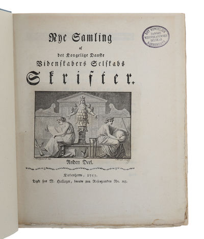 Nye Samling af det Kongelige Danske Videnskabers Selskabs Skrifter. Deel 1 - 5. (Volume 1 to 5 - all that was published).  - [COMPLETE SET OF THE SECOND SERIES OF THE TRANSACTIONS OF THE ROYAL DANISH SOCIETY OF SCIENCE] (photo 3)