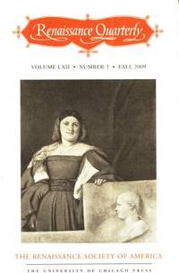 Renaissance Quarterly Volume LXII, Number 3, Fall…