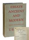 Essays Ancient and Modern