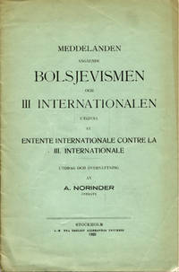 Meddelanden angående bolsjevismen och III…