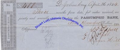 Littleton, New Hampshire Archive Highlights Bills And Receipts Of L.A. Russell