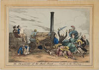 Caricature: The Pleasures of the Rail-Road.  Caught in the Rail-way! by Heath, Henry - 1831