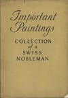 Important Old Masters of the Italian, Flemish, Dutch, French and English Schools. A Collection including Works formerly in the Possession of the Imperial Families of Hohenzollern and Hapsburg, and other Princely Houses. Sale No. 3884. January 22, 1931