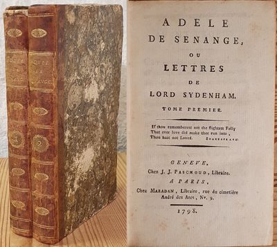 Adele de Senange, ou Lettres de Lord Sydenham.