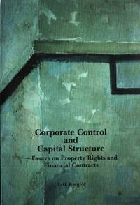 Corporate Control and Capital Structure. Essays…