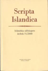 Scripta Islandica. Isländska sällskapets årsbok…