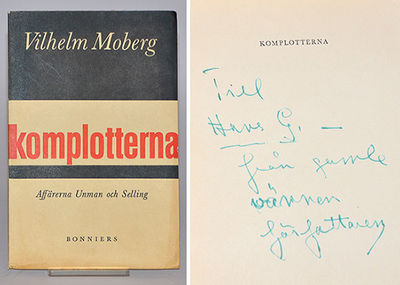 Komplotterna. Affärerna Unman och Selling.