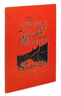 America: A Prophecy. Materials for the Study of William Blake Volume I. [With Editorial Comments...