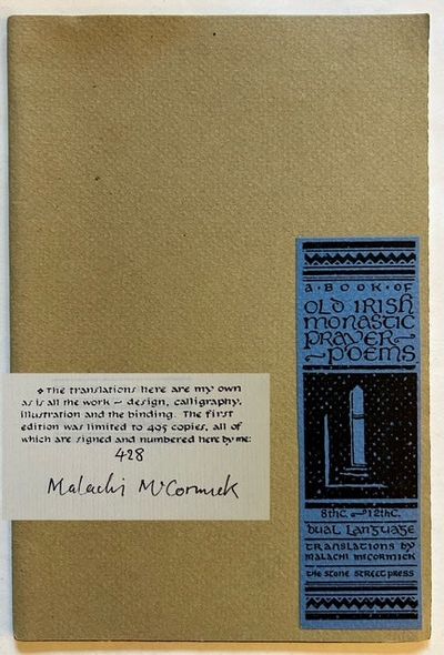 A Book of Old Irish Monastic Prayer Poems (8thC.--12thC.)