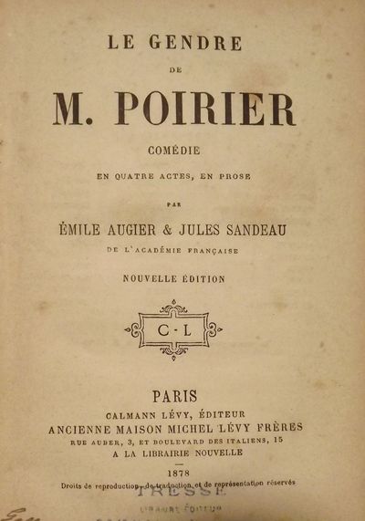 LE GENDRE M. POIRIER