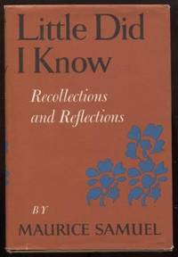 cover of Little did I know: recollections and reflections