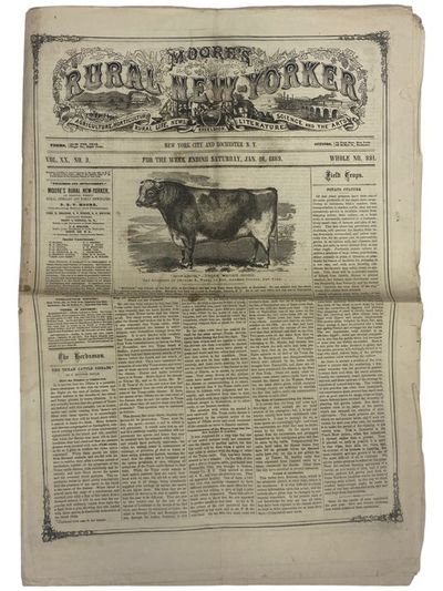 Moore's Rural New-Yorker, Saturday, Jan. 16, 1869, Vol. XX, No. 3, Whole No. 991