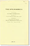 The 51% Minority: An Address by Rep. Shirley Chisholm (D-NY) Delivered at the Conference on Women's Employment