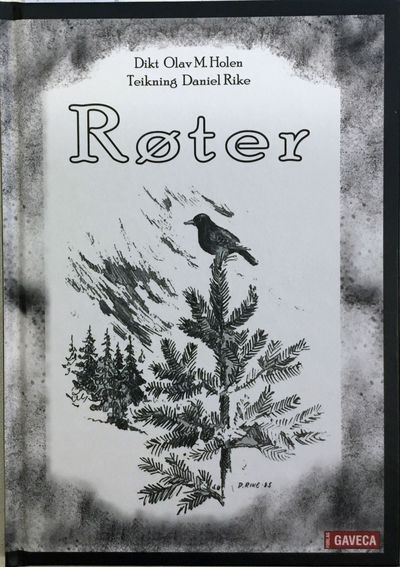 Røter. Teikning av Daniel Rike