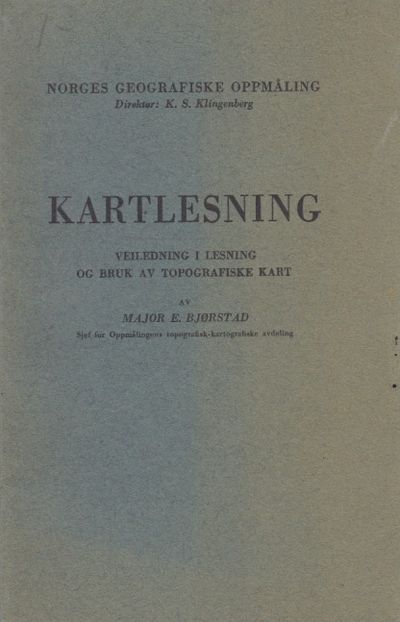 Kartlesning. Veiledning i lesning og bruk av…