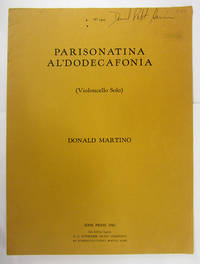 Parisonatina al’Dodecaphonia (Violoncello Solo).