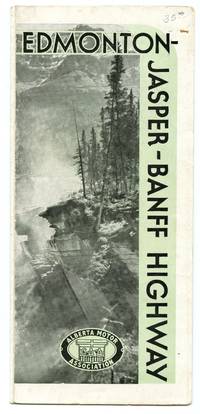 image of Edmonton-Jasper-Banff Highway map leaflet