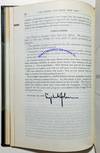 The 1968 Federal Budget Book Signed By LBJ As President