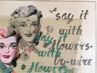 Thirteen WWII era original advertising mock-ups: pencil and paint