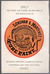 Original 1896 Color Advertisement for Longman & Martinez