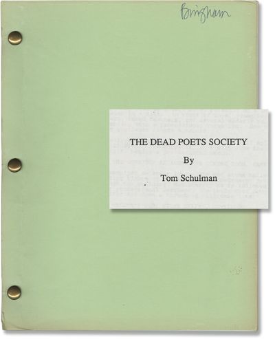 Dead Poets Society (Original screenplay for the 1989 film)