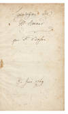 [Drop-title]: Catalogue des Tableaux, Dessins, Estampes & autres Ustensiles à l’usage de la Peinture, laissés au décès du Sr. Amand, Peintre du Roy… [From the added manuscript title-page: “Par F. Basan”], Dont la Vente commencera le Vendredi 30 Juin 1769 & jours suivans…