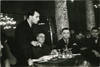 Original photograph of Andre Gide and Andre Malraux at a 1936 antifascist meeting in Paris