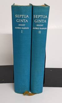 Septuaginta Alfred Rahlfs Greek German English LXX Septuagint 2 Vols 1962