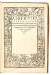 Assertio septem sacramentorum adversus Martinum Lutherum