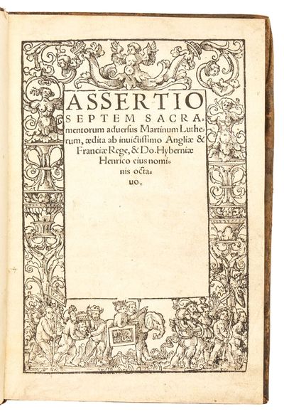 Assertio septem sacramentorum adversus Martinum Lutherum