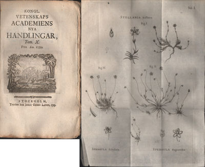 KONGL. VETENSKAPS ACADEMIENS NYA HANDLINGAR 1789.…