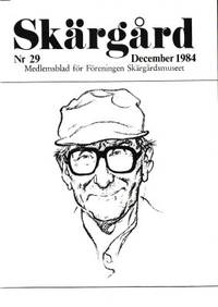 Skärgård. Nr 29. December 1984. Medlemsblad för…