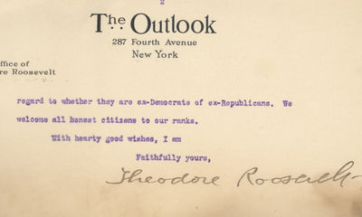 Theodore Roosevelt: We are the Real Heirs to the Legacy of Abraham Lincoln and the Representatives of the People