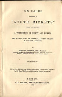On cases described as "acute rickets". Offprint